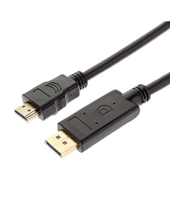 Câble adaptateur DisplayPort mâle vers HDMI mâle pour MacBook et autres ( 1.8 m )