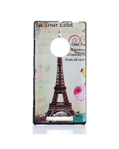 Coque Rigide en Plastique avec motif Tour Eiffel pour Nokia Lumia 830