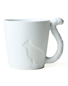 Mug à café à motif chat en céramique 270 ml