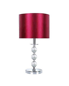 Lampe de table avec boules en cristal