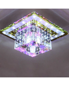 Plafonnier LED carré élégant 