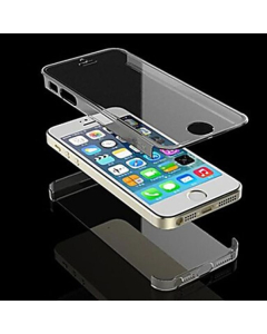 Coque iphone 5/5S en polycarbonate double face transparent et rigide