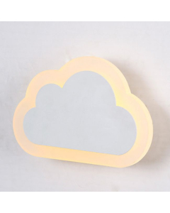 Applique murale moderne à LED sous forme de nuage pour éclairage d'ambiance 16 cm de hauteur
