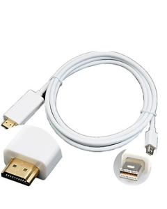Câble adaptateur Mini DisplayPort mâle vers HDMI mâle pour MacBook