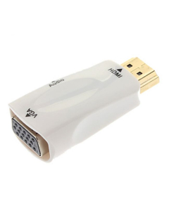 Adaptateur Universal Plug and Play HDMI mâle vers VGA femelle avec sortie câble Audio