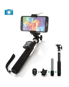 Perche selfie monopode à bras extensible et déclencheur bluetooth pour Iphone, Samsung et Caméra GOPRO