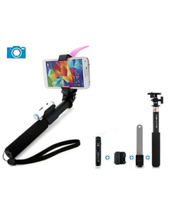 Perche selfie extensible à déclencheur bluetooth pour mobiles et caméra GoPro