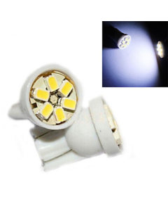 Lampe à Led à support T10, Couleur Lumière Blanc Froid, 5 pièces, Puissance 2W, 6 LED, Lumens 100-150lm, Tension DC 12 V