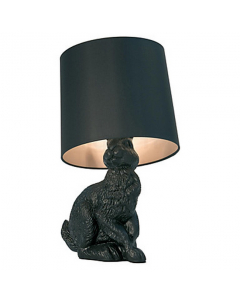 Lampe de table sculpté lapin