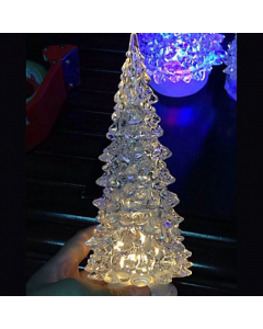 Bougie à LED lumineuse sous forme d'arbre de Noël