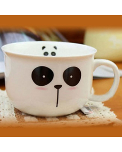 Tasse à café à motif panda en porcelaine 