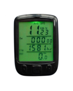 Ordinateur LCD Odomètre Compteur de vitesse étanche pour vélo